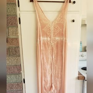 Free People orange coverup/dress, size M.